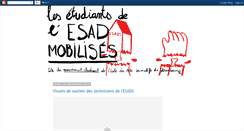 Desktop Screenshot of etudiants-esads.blogspot.com