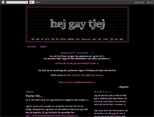Tablet Screenshot of hejgaytjej.blogspot.com
