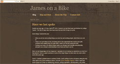 Desktop Screenshot of jamesonabike.blogspot.com