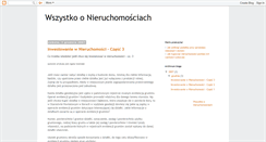 Desktop Screenshot of e-nieruchomosci.blogspot.com