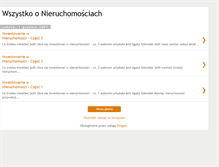 Tablet Screenshot of e-nieruchomosci.blogspot.com