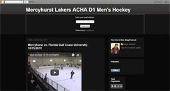 Desktop Screenshot of mercyhurstclubhockey.blogspot.com