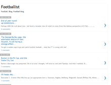 Tablet Screenshot of footballist.blogspot.com