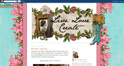 Desktop Screenshot of livelovecreation.blogspot.com