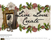 Tablet Screenshot of livelovecreation.blogspot.com