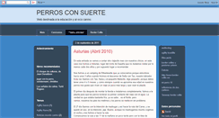 Desktop Screenshot of perrosconsuerte.blogspot.com