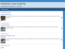 Tablet Screenshot of perrosconsuerte.blogspot.com