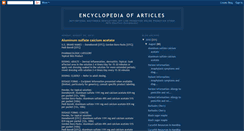 Desktop Screenshot of encyclopediaofarticles.blogspot.com