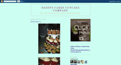 Desktop Screenshot of daintycakescupcakes.blogspot.com