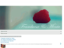 Tablet Screenshot of frambuesaymenta.blogspot.com