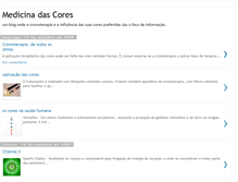 Tablet Screenshot of medicinadascores.blogspot.com