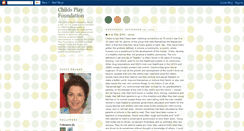 Desktop Screenshot of childsplayfoundation.blogspot.com