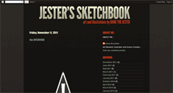 Desktop Screenshot of jesterssketchbook.blogspot.com
