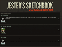 Tablet Screenshot of jesterssketchbook.blogspot.com