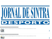 Tablet Screenshot of jornaldesintradesporto.blogspot.com