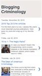 Mobile Screenshot of bloggingcriminology.blogspot.com