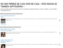 Tablet Screenshot of nosonperrosdecazasinodecasa.blogspot.com