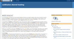 Desktop Screenshot of coldfusion-shared-hosting.blogspot.com