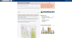 Desktop Screenshot of hidupsehat-herbalife.blogspot.com