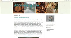 Desktop Screenshot of aboundinglife.blogspot.com