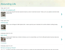 Tablet Screenshot of aboundinglife.blogspot.com