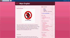 Desktop Screenshot of majorenglish.blogspot.com