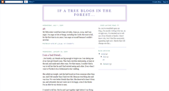 Desktop Screenshot of ifatreeblogs.blogspot.com