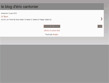 Tablet Screenshot of eric-cantonier.blogspot.com