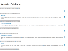 Tablet Screenshot of mensajescristianos-nacho.blogspot.com