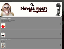 Tablet Screenshot of nevessmost.blogspot.com