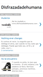 Mobile Screenshot of disfrazadadehumana.blogspot.com