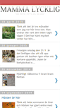 Mobile Screenshot of mamma-lycklig.blogspot.com