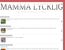 Tablet Screenshot of mamma-lycklig.blogspot.com