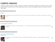 Tablet Screenshot of cuerposurbanos.blogspot.com