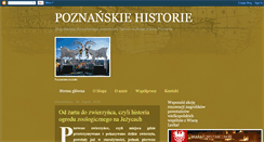 Desktop Screenshot of poznanskiehistorie.blogspot.com
