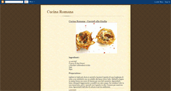 Desktop Screenshot of cucinaroma.blogspot.com