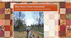 Desktop Screenshot of bluemoonurbanhomestead.blogspot.com