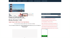 Desktop Screenshot of californiadmvtest.blogspot.com