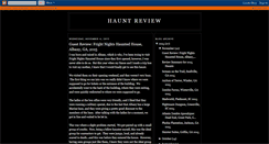 Desktop Screenshot of hauntreviewers.blogspot.com