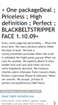 Mobile Screenshot of blackbeltstripperface.blogspot.com