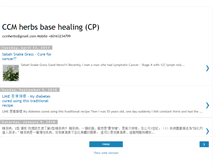 Tablet Screenshot of ccmherbs.blogspot.com