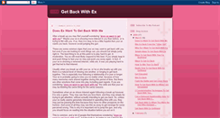 Desktop Screenshot of howtogetbackwithex0.blogspot.com