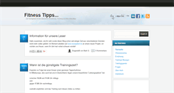 Desktop Screenshot of fitness-tipps.blogspot.com