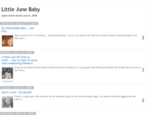 Tablet Screenshot of littlejunebaby.blogspot.com