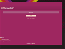 Tablet Screenshot of marcemaravilla13.blogspot.com
