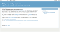 Desktop Screenshot of cottageoperatingagreement.blogspot.com
