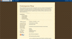 Desktop Screenshot of contemporaryharp.blogspot.com