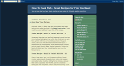 Desktop Screenshot of howtocookfish.blogspot.com
