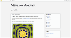 Desktop Screenshot of mehlikaakkaya.blogspot.com