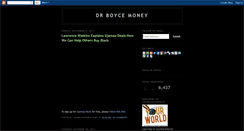 Desktop Screenshot of drboycemoney.blogspot.com